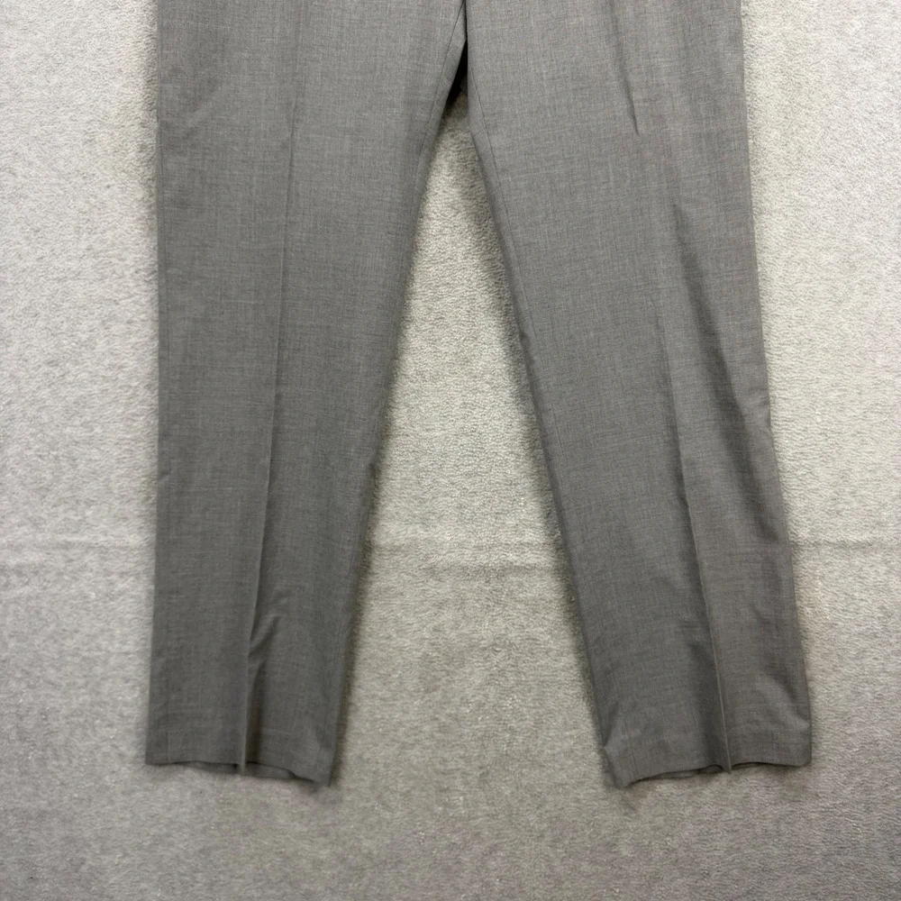 Banana Republic Dress Pants Mens 34x32 Grey Tailored‎ Fit Flat Front Trousers